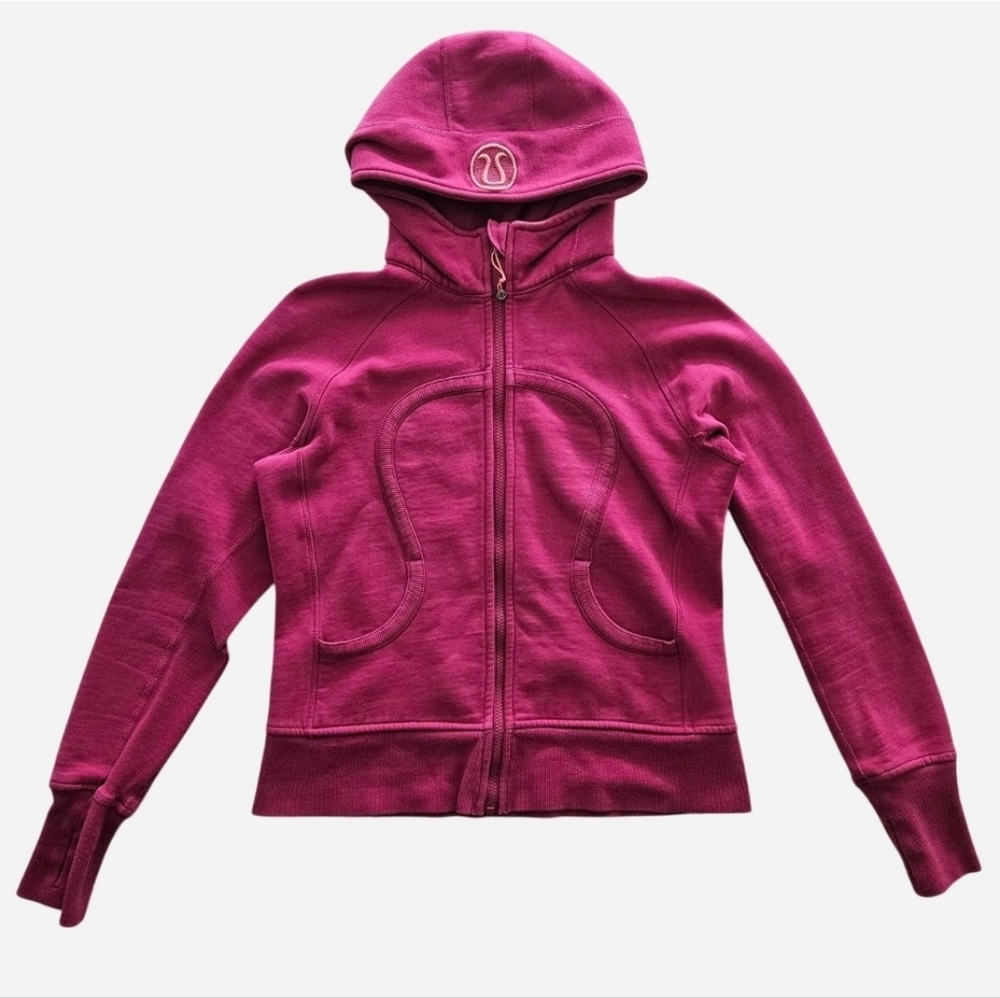 Lululemon Scuba Hoodie Pink, Full Zip Size 10